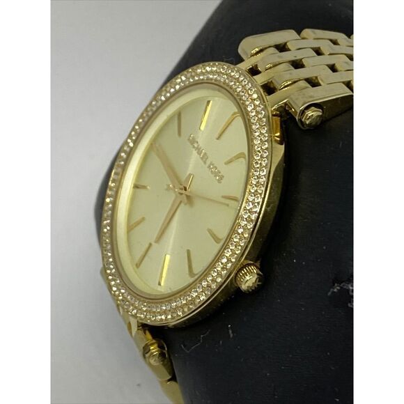 Michael Kors Darci MK3191 Women's Gold Stainless Steel Analog Dial Watch RQ47 - Picture 4 of 12